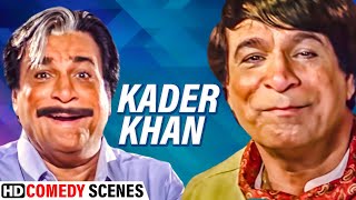 Best of Hindi Comedy Scenes  Back To Back Comedy Kader Khan  Aag  Dulhe Raja  Chhote Sarkar [upl. by Tnayrb]