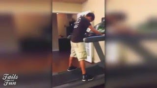 Treadmill Fail Compilation  Ultimate Fail Compilation 2016 [upl. by Norse791]