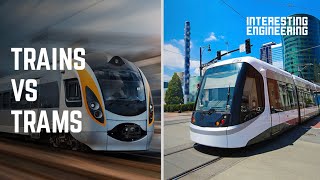 4 differences between trains and trams [upl. by Hugues]