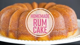 Homemade Rum Cake [upl. by Shanley]