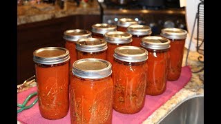 Making amp Canning the Family Spaghetti Sauce [upl. by Reeves160]