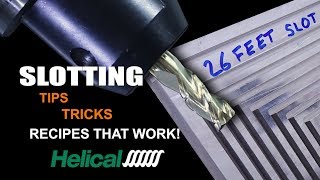 Slotting Aluminum  Tips Tricks Speeds amp Feeds  WW235 [upl. by Agustin888]