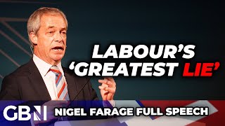 Farage reveals Labours greatest LIE and vows NEVER to be COWED by twotier Keirs ATTACKS [upl. by Eelarual406]