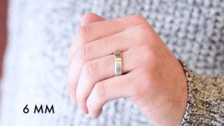 Mens Wedding Bands  Which Width Is Right For You [upl. by Akeyla]