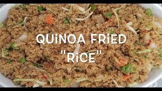 Quinoa Fried quotRicequot  Fried Quinoa Episode 17 [upl. by Sauers]