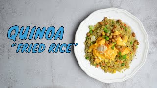 QUINOA quotFRIED RICEquot RECIPE  110  HEALTHY DISH [upl. by Araeit684]