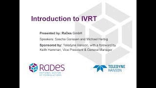 Webinar Introduction to In Vitro Release Testing IVRT [upl. by Llig]