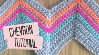 CROCHET Chevron tutorial  Bella Coco [upl. by Kwang729]