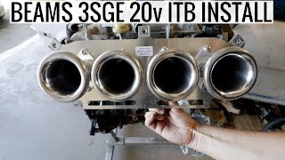 20v ITB Install on Beams 3SGE  RA24 Celica Project [upl. by Okiruy]