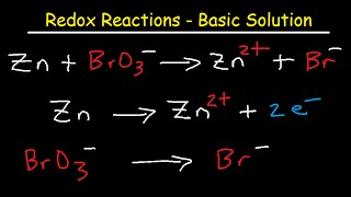 How To Balance Redox Equations In Basic Solution [upl. by Revkah467]