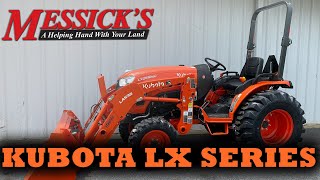 New Kubota LX2610  LX3310 Tractors  Series Overview [upl. by Auqinet]