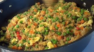 Quinoa Recipe  Quinoa Fried quotRicequot [upl. by Irdua]