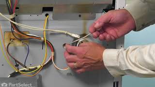 GE RangeStoveOven Repair – How to Replace the Oven Temperature Sensor [upl. by Levin]