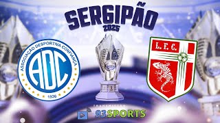 CONFIANÇA X LAGARTO  CAMPEONATO SERGIPANO 2025 [upl. by Noryt]