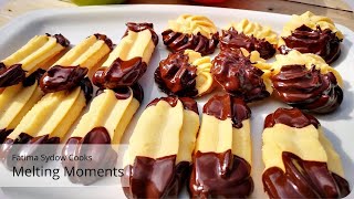 Melting Moments  Fingers  Butter biscuits  Viennese biscuits [upl. by Nanda681]