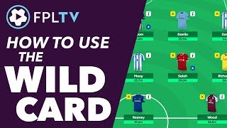 HOW TO USE THE WILDCARD  FANTASY PREMIER LEAGUE  FPL TUTORIAL [upl. by Frasier]