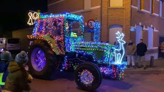 Tractor parade Christmas Lebbeke 2019 [upl. by Eleirbag]