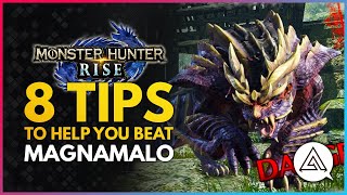 Monster Hunter Rise  8 Tips to Help You Beat MAGNAMALO in The Demo [upl. by Parrott]