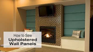 How to Make Upholstered Wall Panels [upl. by Ot]