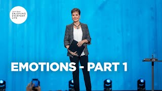 Emotions  Part 1  Joyce Meyer  Enjoying Everyday Life [upl. by Neelcaj2]