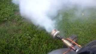 Lawn Mower Fogger DIYHomemade with parts explanation [upl. by Itsirc679]