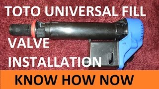 How to Replace a Toto Universal Fill Valve [upl. by Evod]