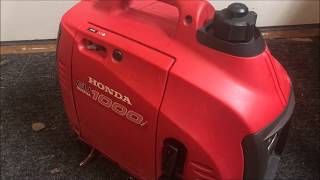 Honda EU1000i Generator Running Rich and Stalling Carburetor Issue [upl. by Euqinimod]