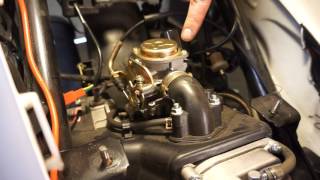 50cc or 150cc GY6 Scooter Carburetor Installation [upl. by Rockie]