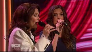 Lynda Carter amp Daughter Perform on The Talk March 23 2018 [upl. by Os]