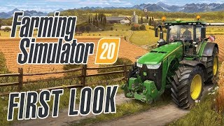 Farming Simulator 20  FIRST LOOK Gameplay [upl. by Assiralc]