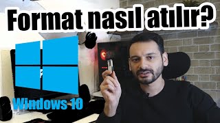 Format nasıl atılır USBden Windows 10 kurma [upl. by Fletcher]