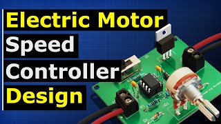 Motor speed controller tutorial  PWM how to build [upl. by Minny]