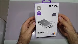 SLink USB TypeC 3 Port Çoklayıcı İnceleme [upl. by Froemming504]