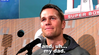 Tom Brady Tears Up After Boys Question About Heroes  ABC News [upl. by Naellij]