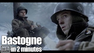 Band of Brothers in 2 minutes  Part 6 Bastogne [upl. by Elliott]