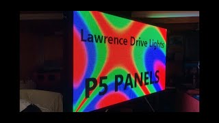 RGB P5 LED Outdoor Panels for Christmas Light Display Matrix [upl. by Grannia473]