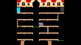 Arcade Game Mappy 1983 Namco [upl. by Airdna]