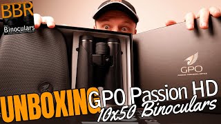 GPO Passion HD 10x50 Binoculars Unboxing amp First Impressions [upl. by Koal]