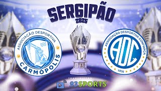 CARMÓPOLIS X CONFIANÇA  CAMPEONATO SERGIPANO 2025 [upl. by Ojyllek126]