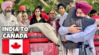 INDIA TO CANADA EMOTIONAL VIDEO [upl. by Hnah899]