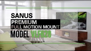 SANUS VLF628  FullMotion TV Mount [upl. by Ricardama953]