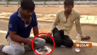 Beef Smugglers Forced to Eat Cow Dung in Faridabad [upl. by Yerxa807]