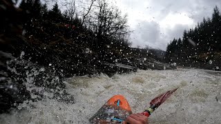 Kayaking the river Orchy at 11m [upl. by Jordanson]