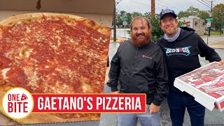 Barstool Pizza Review  Gaetanos Pizzeria Clifton Heights PA presented by Mugsy Jeans [upl. by Katya]