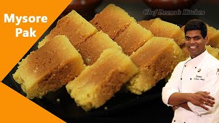 How to Make Mysore Pak  Traditional Mysore Pak Recipe in Tamil  CDK 273  Chef Deenas Kitchen [upl. by Huber598]