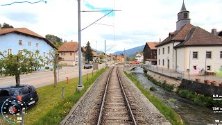 ★ 🇨🇭Scenic cab ride SoncebozSombeval  Moutier  Solothurn Switzerland 052019 [upl. by Jeffry]