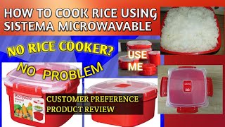 How to Cook Rice Using Sistema Microwavable [upl. by Smoht448]