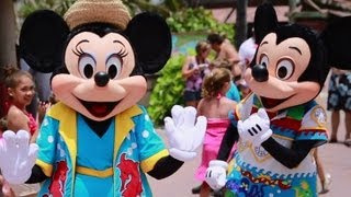 Castaway Cay Character Danceparty DisneyCruiseline 2013 [upl. by Yonatan587]