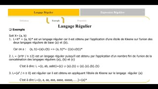 16 Théorie des Langages  Langage Régulier et Expressions Régulières [upl. by Fax]