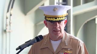 US Marine Corps General delivers speech honouring ADF personnel [upl. by Jerri]